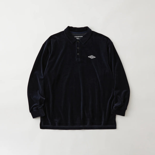 WM×UMBRO VELOUR POLO SHIRT NAVY