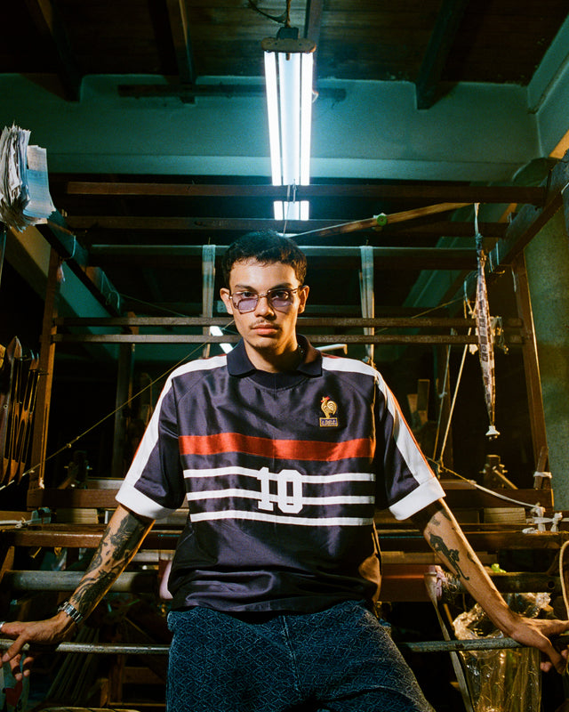 “France 98” 100%Thai silk kit designed by Ladderice