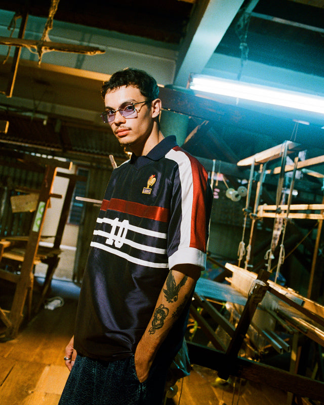 “France 98” 100%Thai silk kit designed by Ladderice