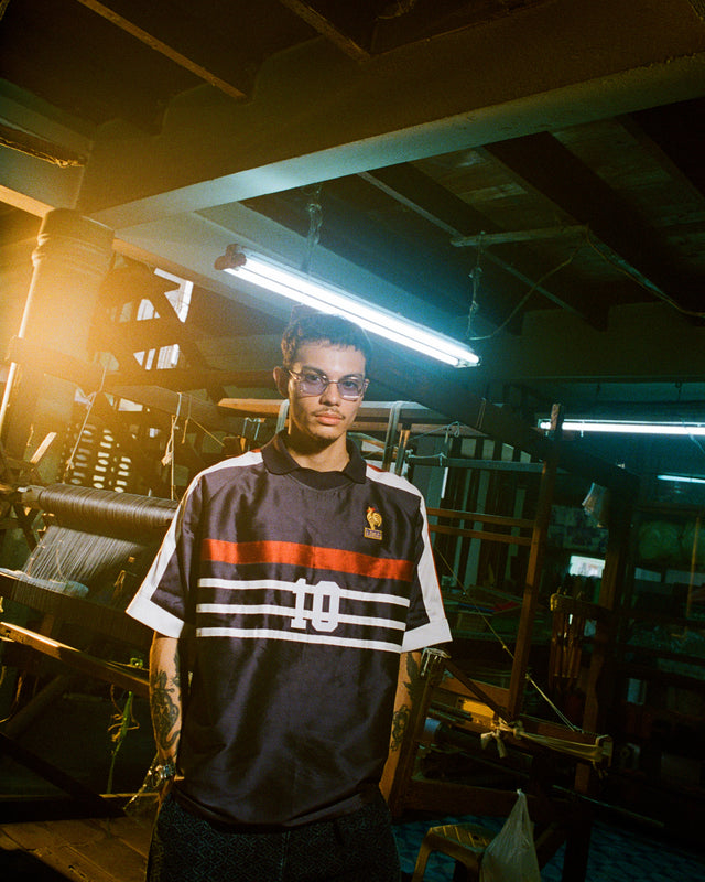 “France 98” 100%Thai silk kit designed by Ladderice