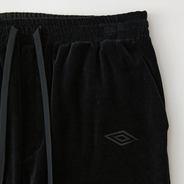 WM × UMBRO VELOUR PANTS BLACK